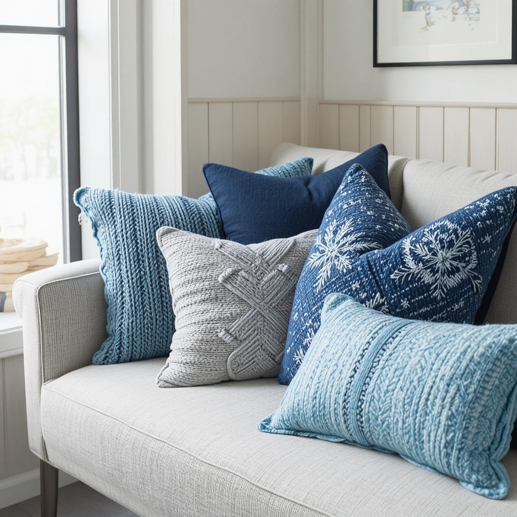 Blue Christmas Decor