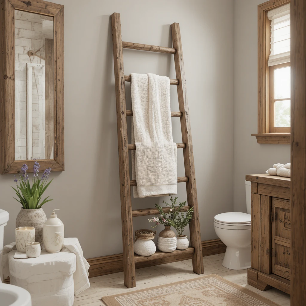  Rustic Bathroom Charm