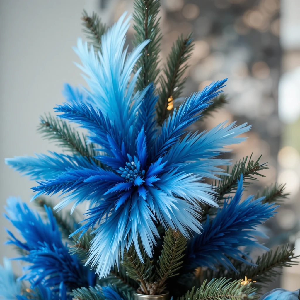 Blue Christmas Decor