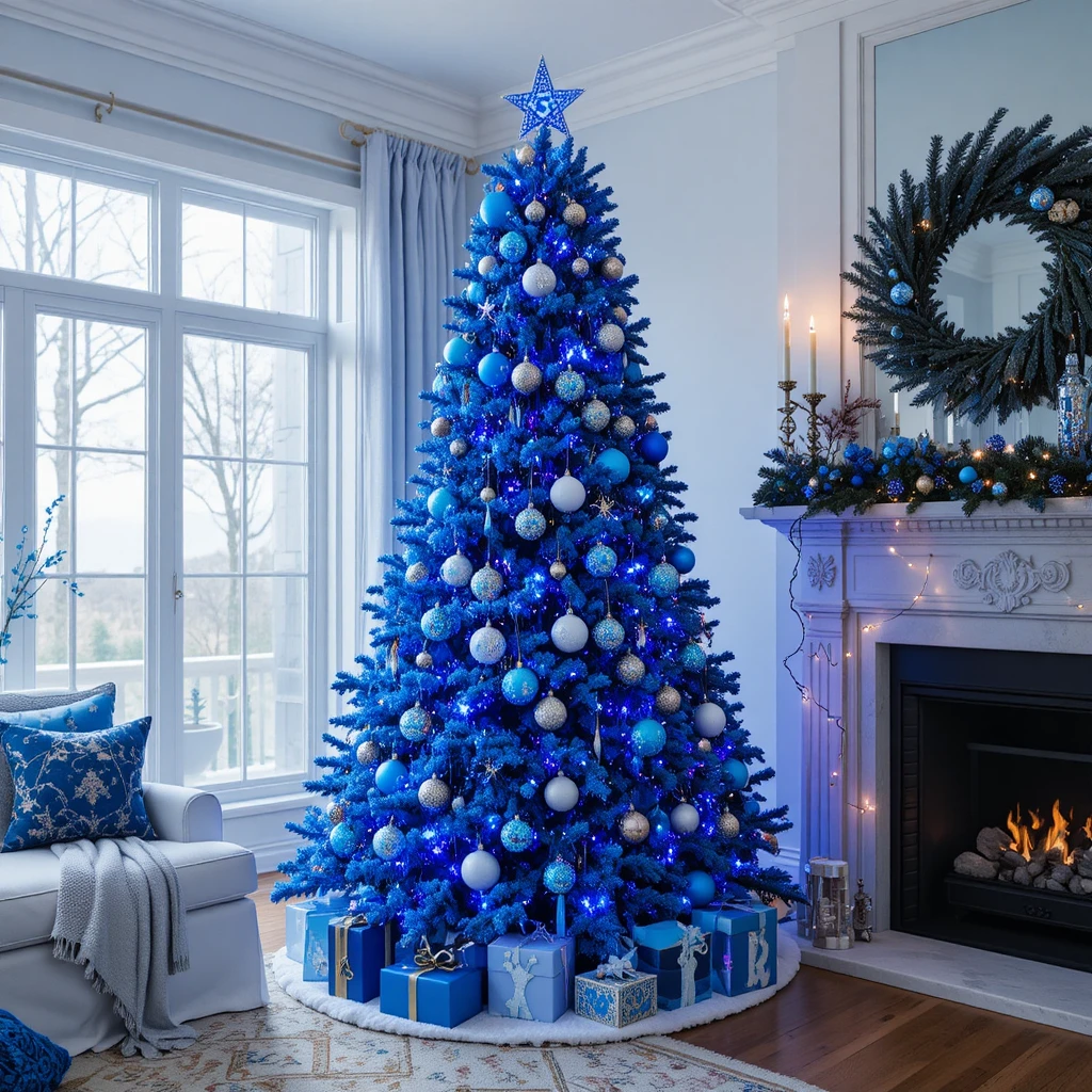  Blue Christmas Tree