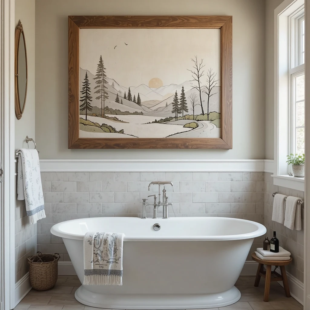  Rustic Bathroom Charm