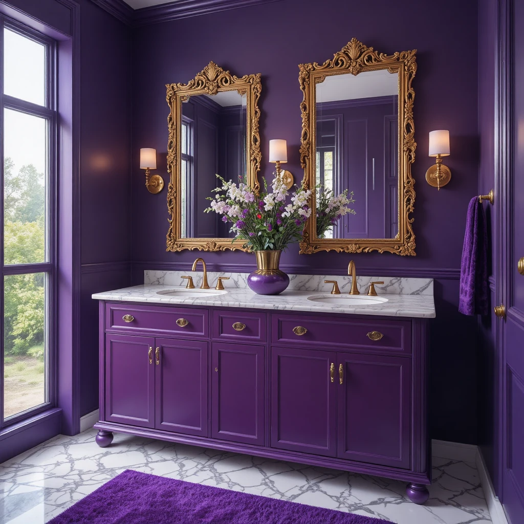 Purple Bathroom Ideas