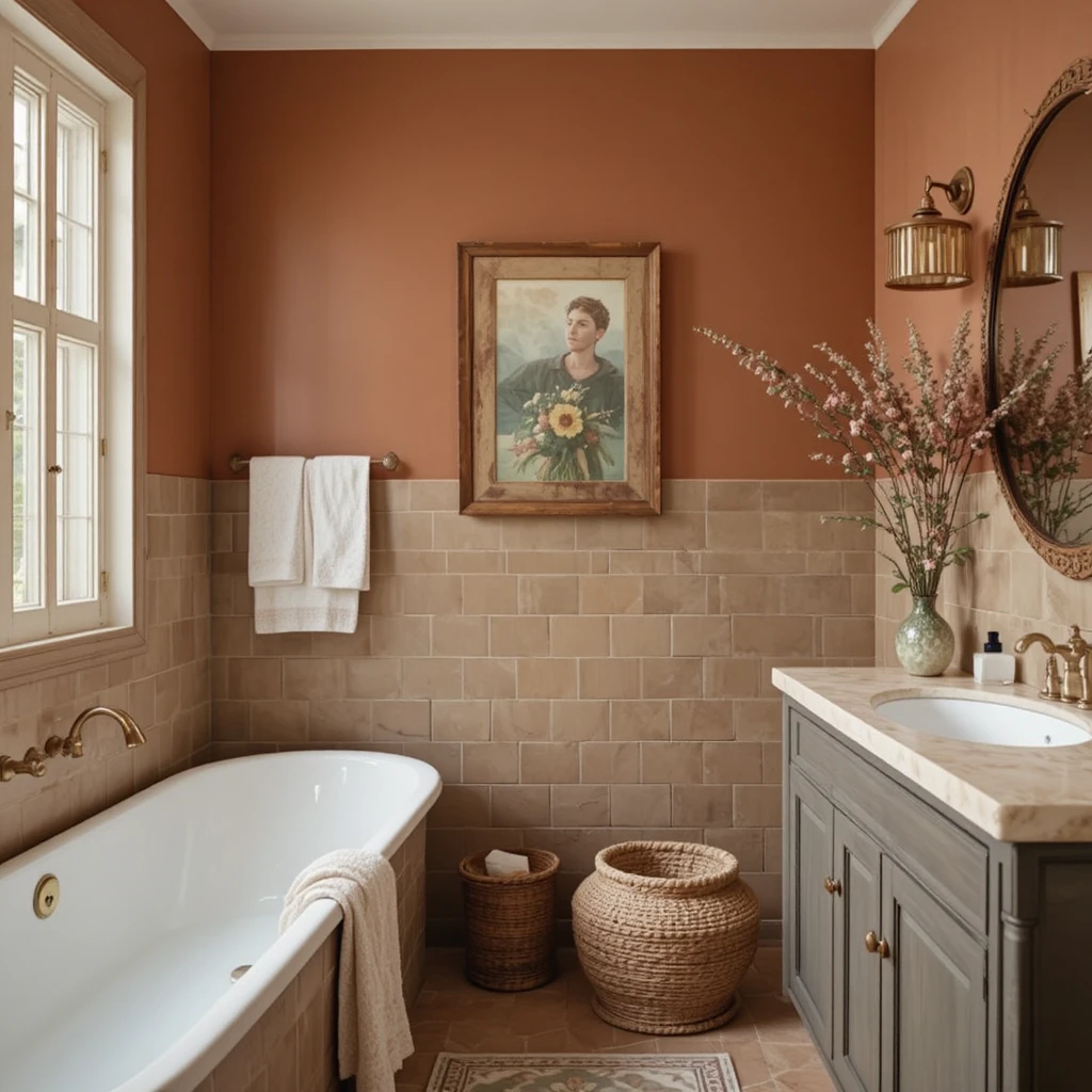 Bohemian Winter Bathroom Ideas