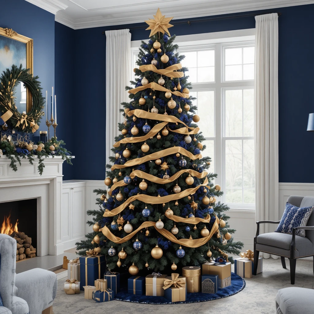  Blue Christmas Tree