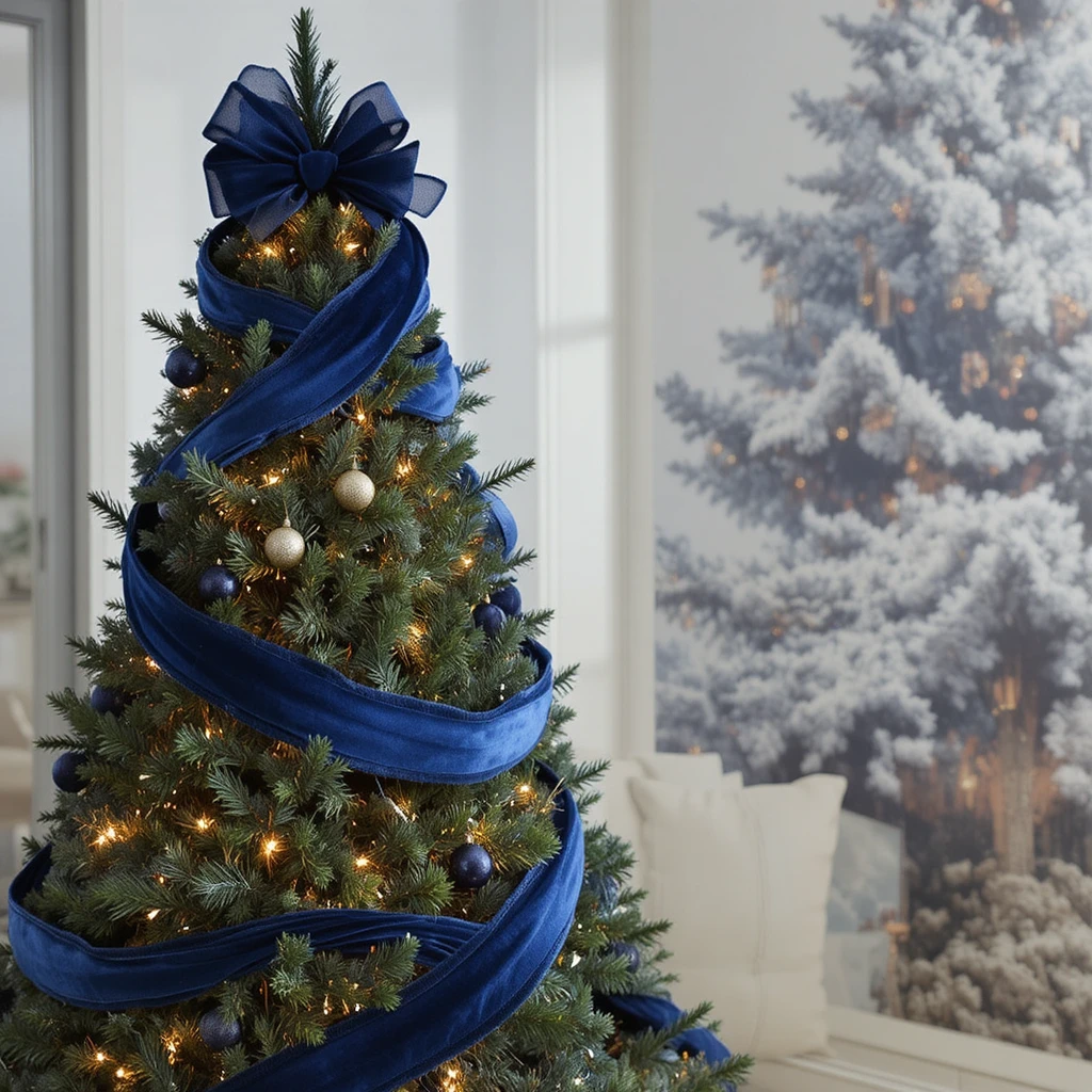 Blue Christmas Decor