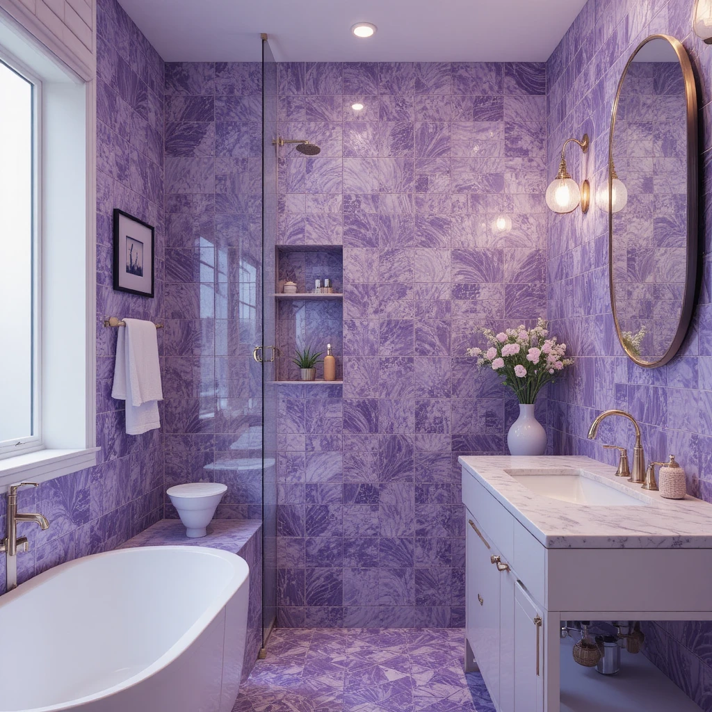 Purple Bathroom Ideas