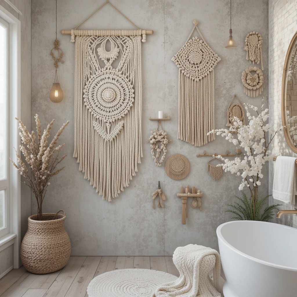 Bohemian Winter Bathroom Ideas