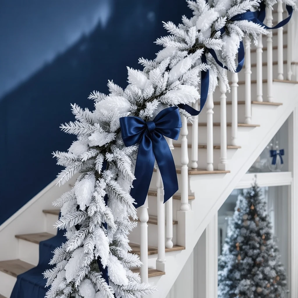 Christmas Blue n White Decor