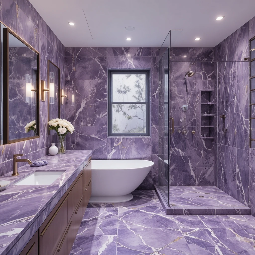 Purple Bathroom Ideas