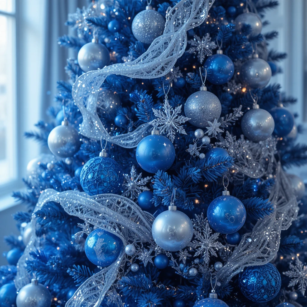  Blue Christmas Tree