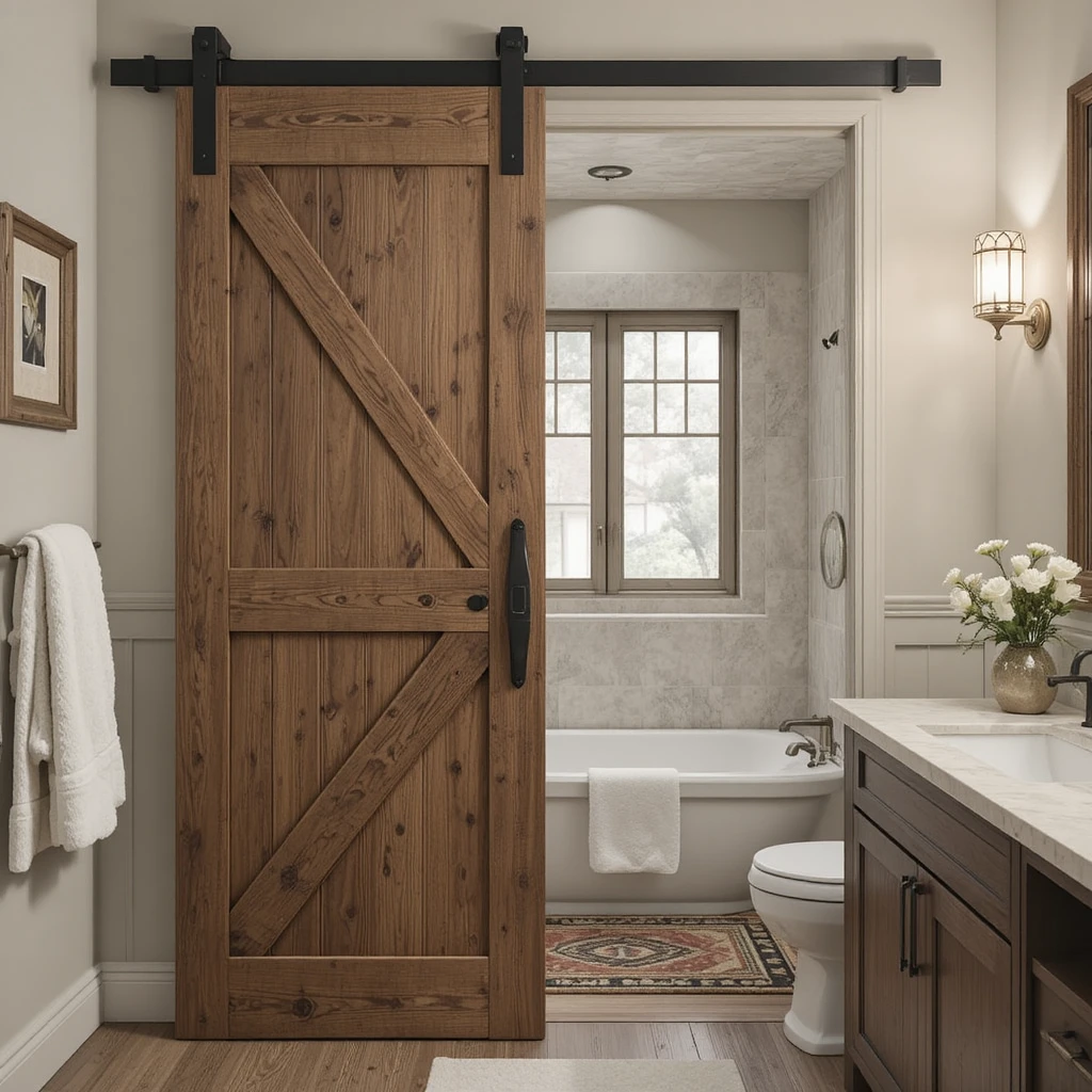  Rustic Bathroom Charm