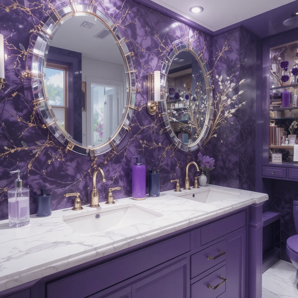 Purple Bathroom Ideas