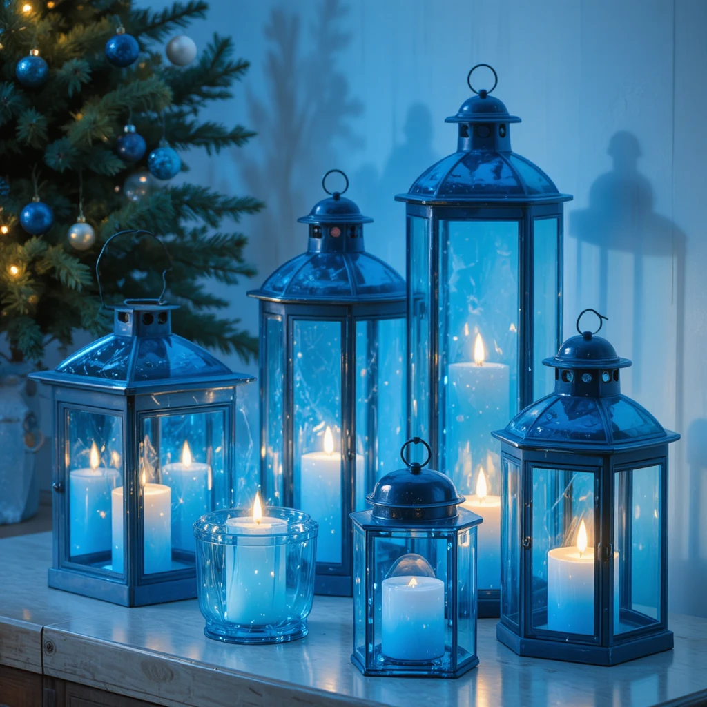 Blue Christmas Decorations