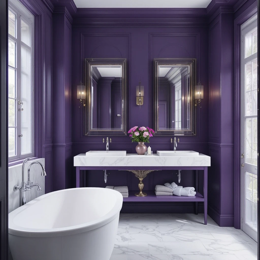 Bold Bathroom Colour Ideas