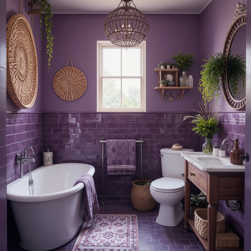 Purple Bathroom Ideas