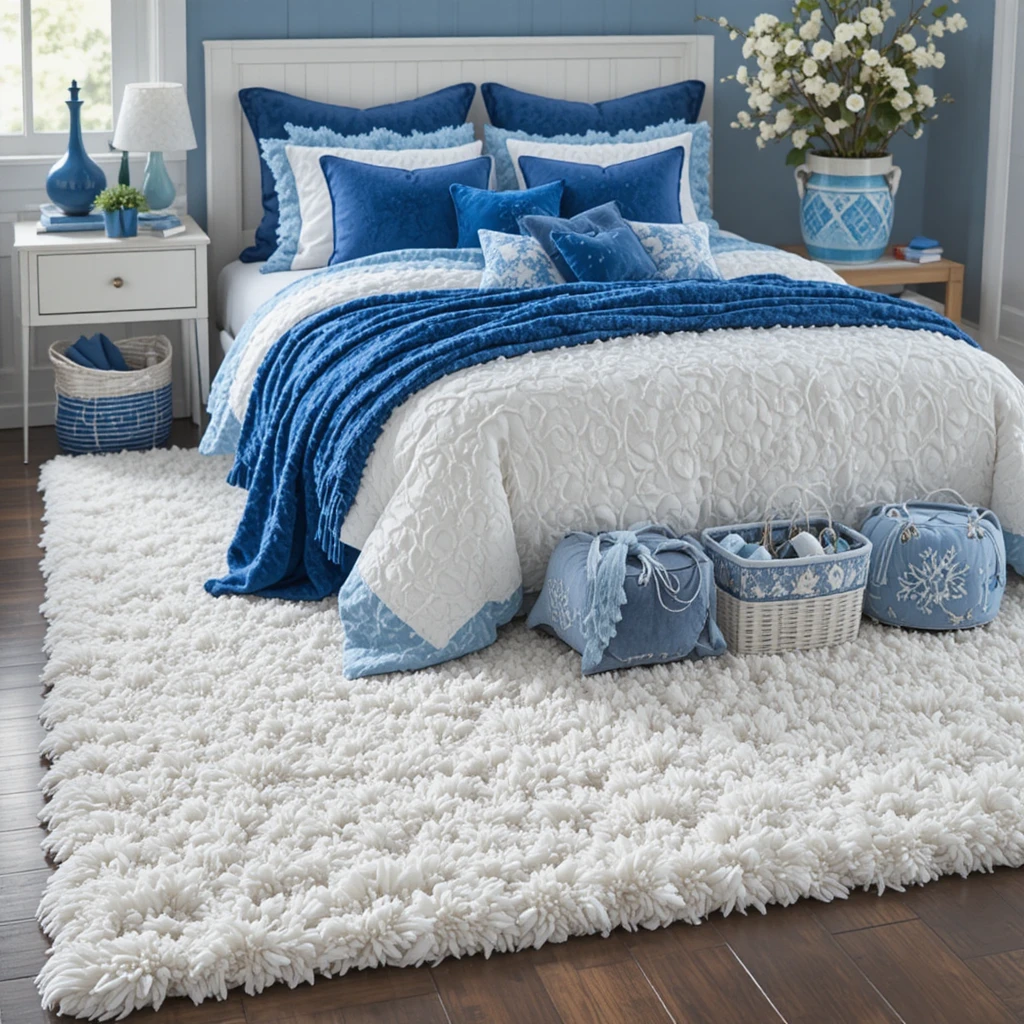  Blue Christmas Bedroom