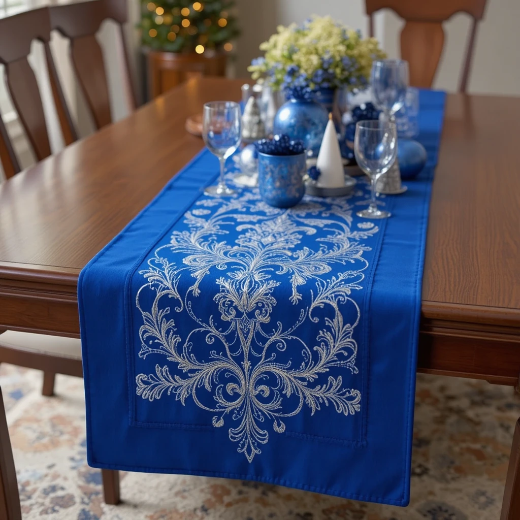 Blue Christmas Decor