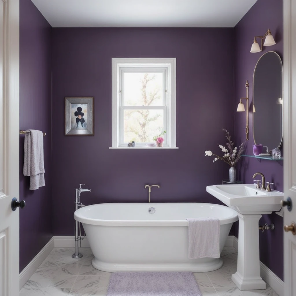 Purple Bathroom Ideas