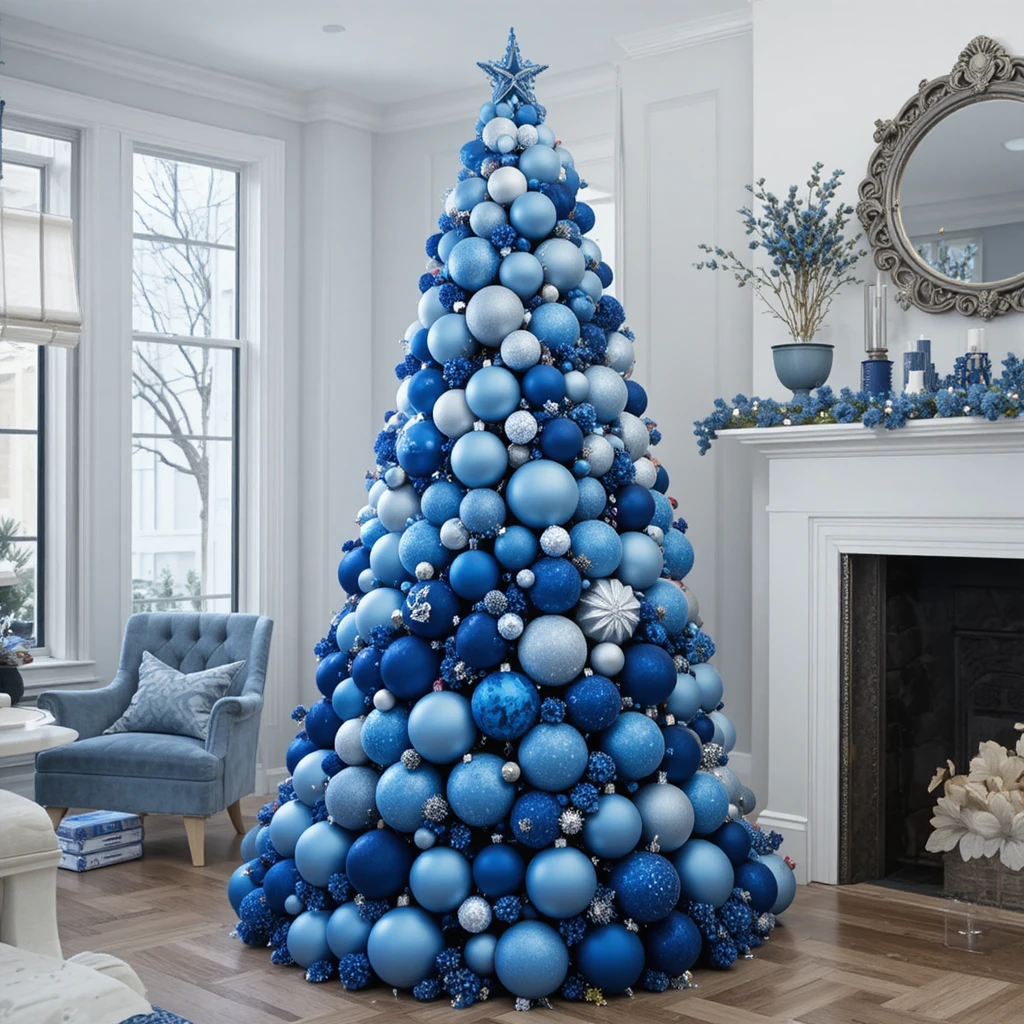  Blue Christmas Tree