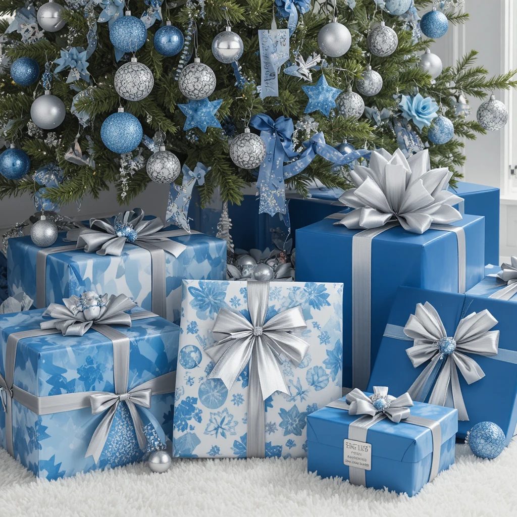 Blue Christmas Decorations