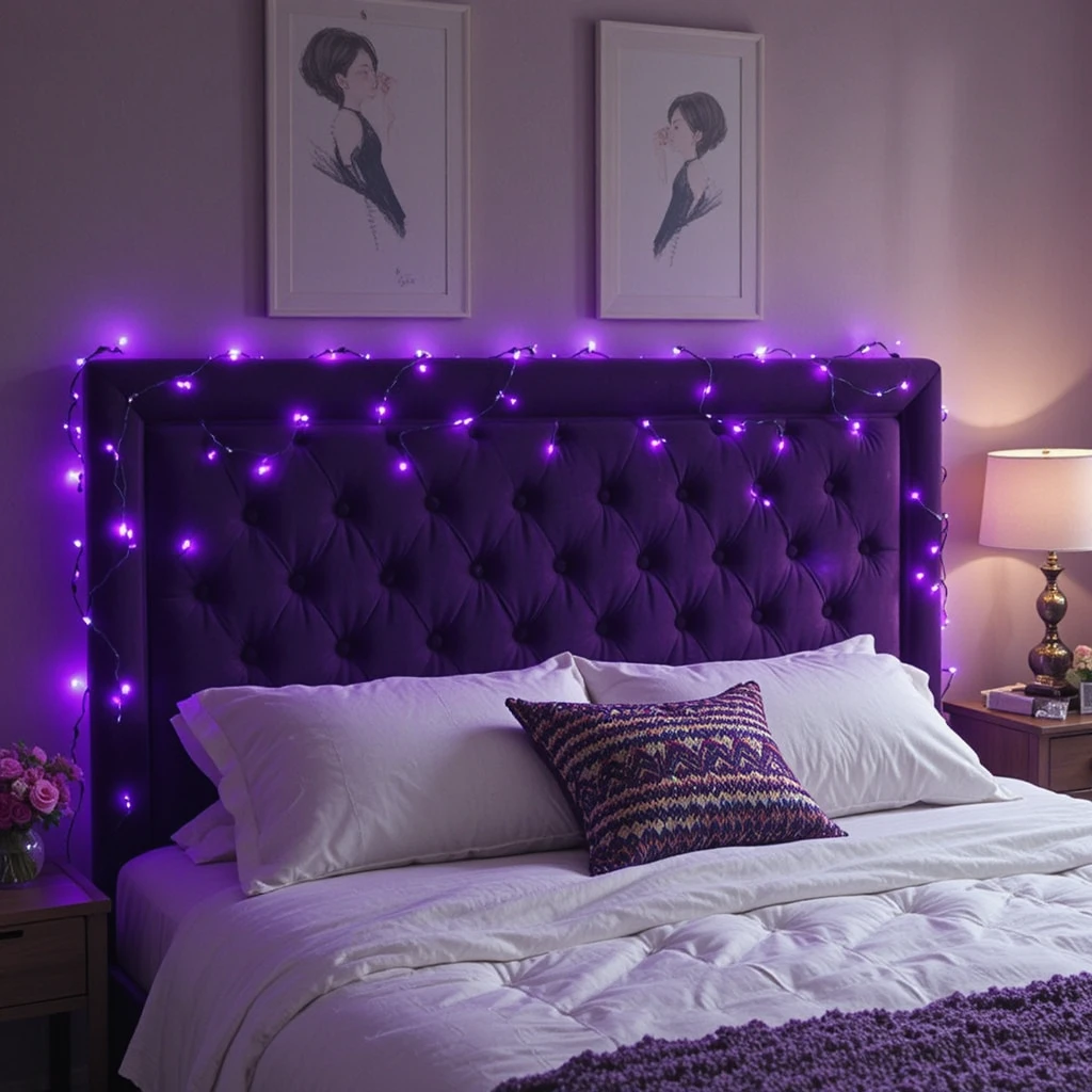 Purple Celestial Bedroom Ideas