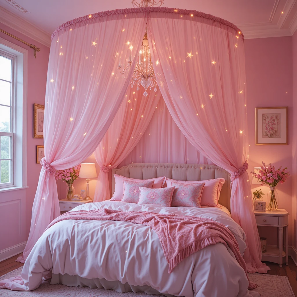  Pink Celestial Bedroom Ideas 