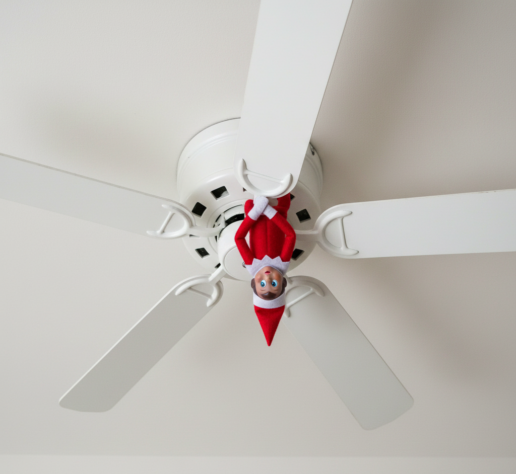 Silly elf on the shelf idea