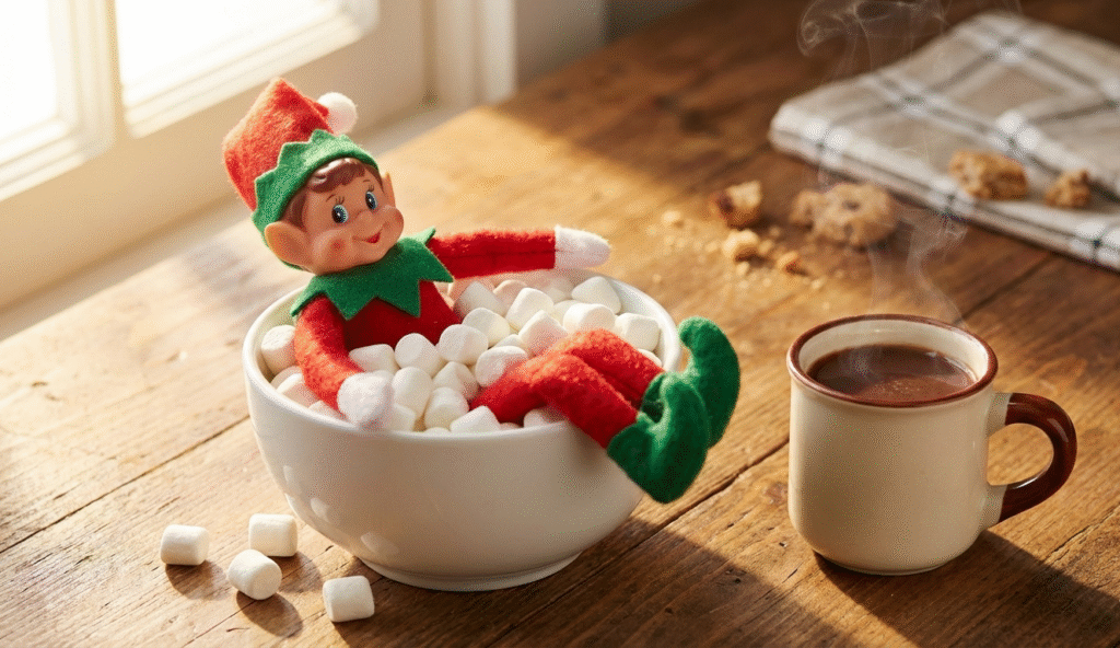 Elf on the shelf idea