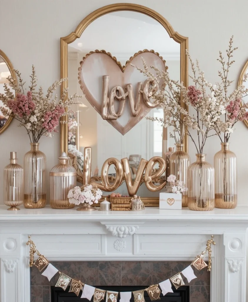  Valentine Mantle Decor