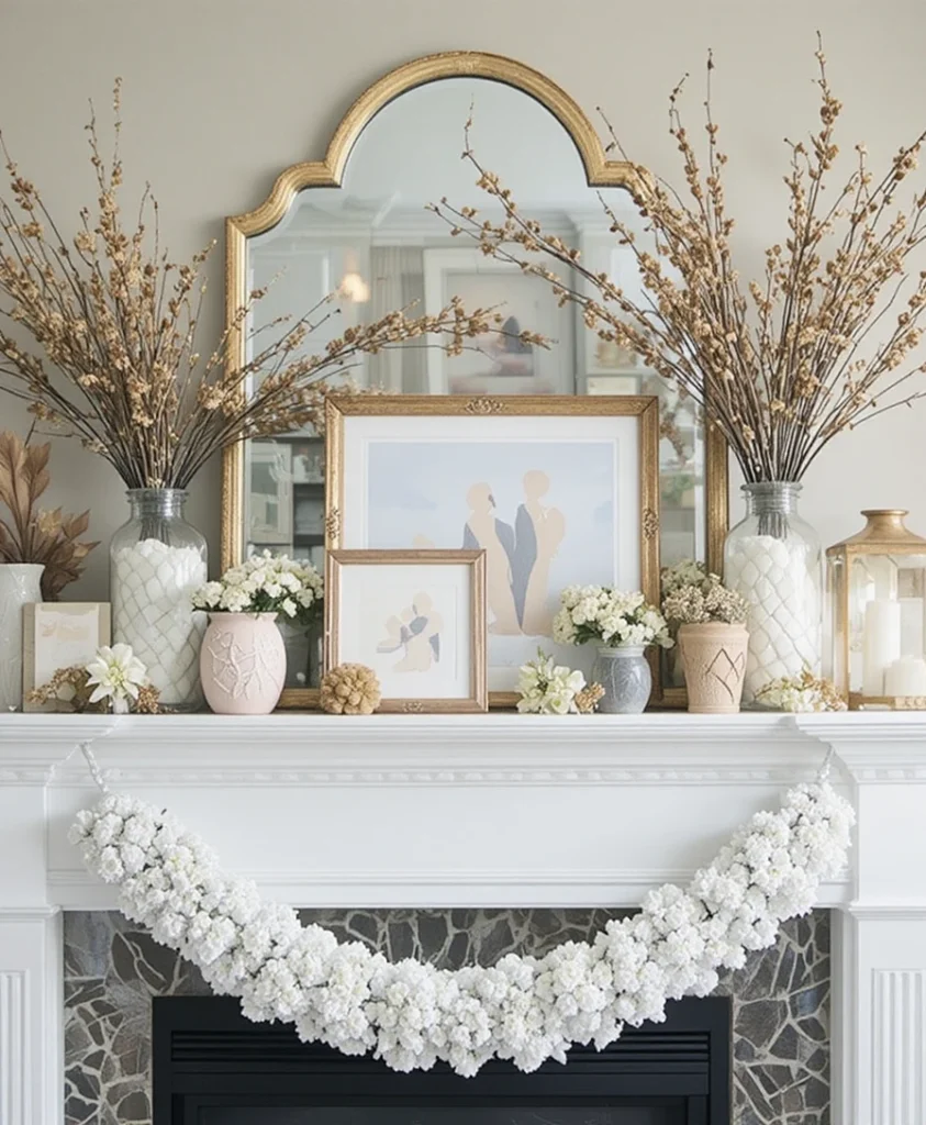 Spring Mantle Decorating Ideas