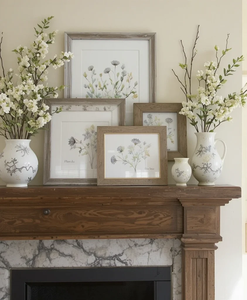 Spring Mantle Decorating Ideas 