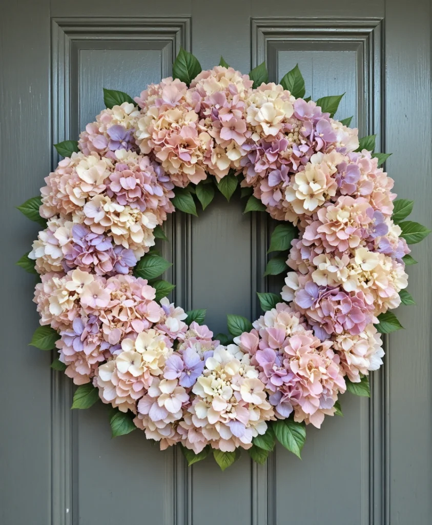 Spring Wreath Front Door