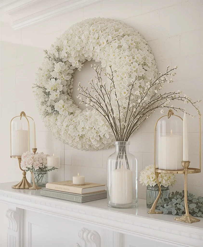 Spring Mantle Decorating Ideas 