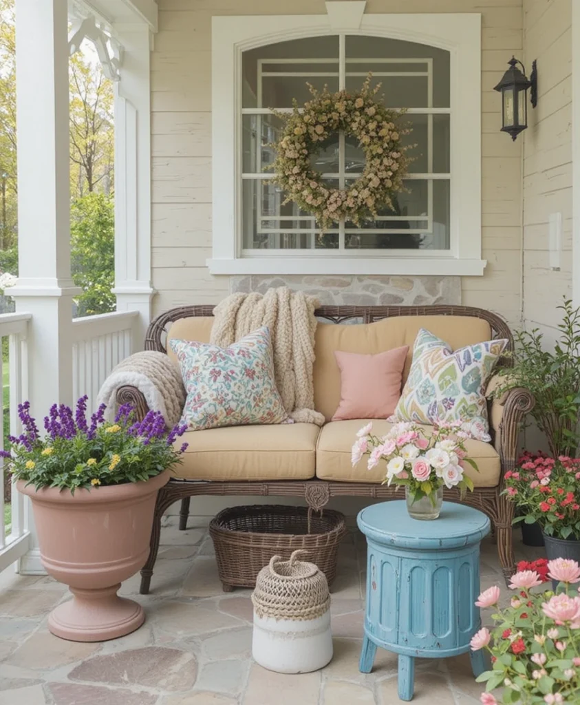 Spring Porch Decor 