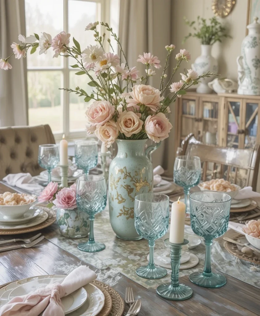 Spring Table Decor