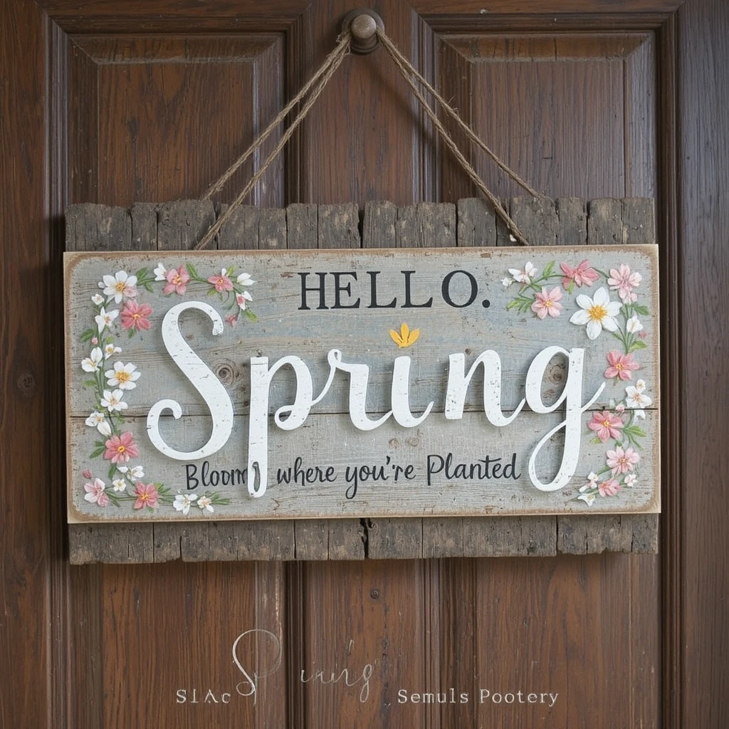 Spring Door Hangers Ideas
