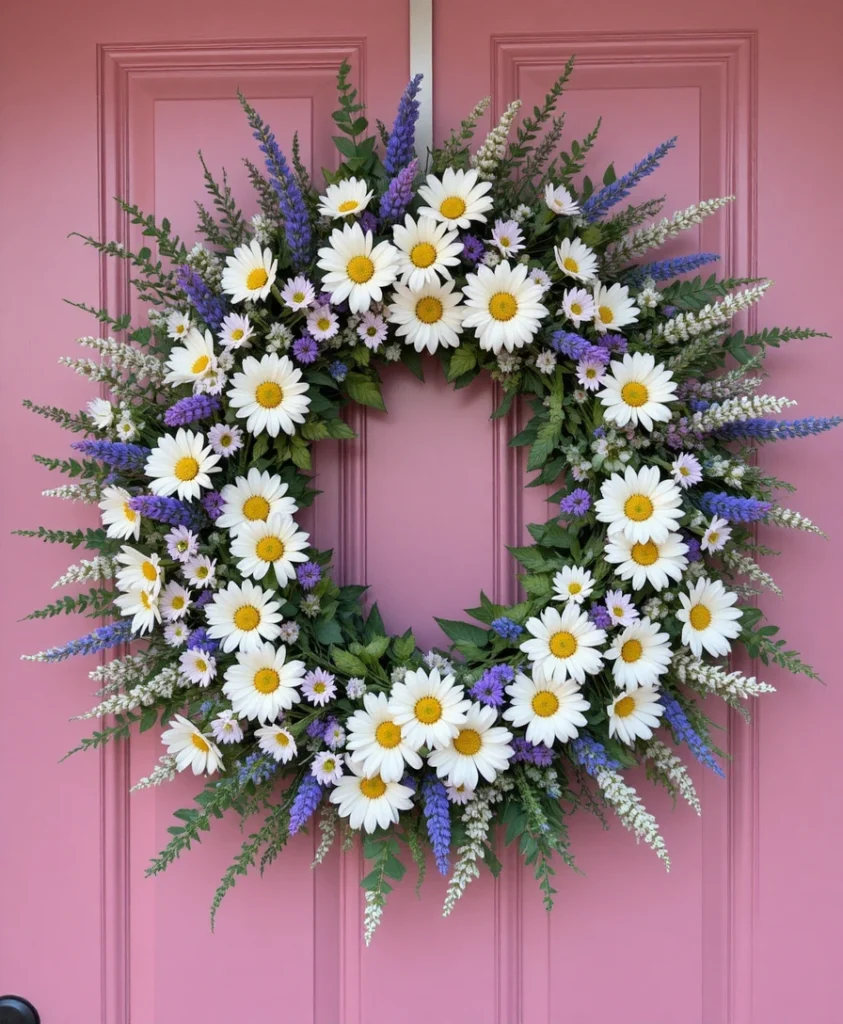 Spring Wreath Front Door