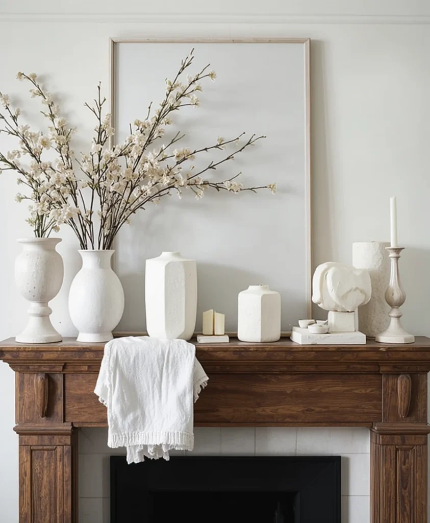 Spring Mantle Decorating Ideas 