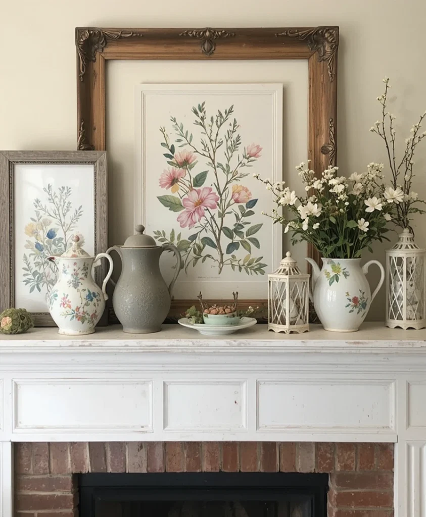 Spring Mantle Decorating Ideas 