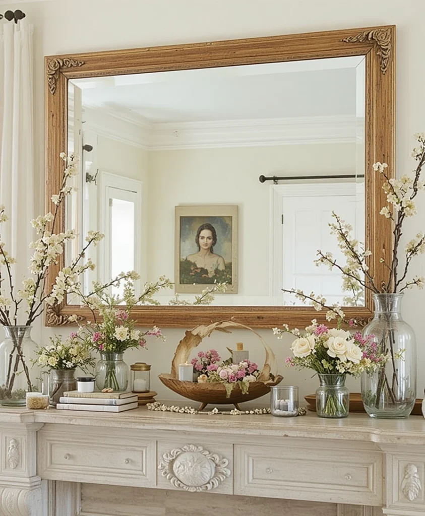 Spring Mantle Decorating Ideas 