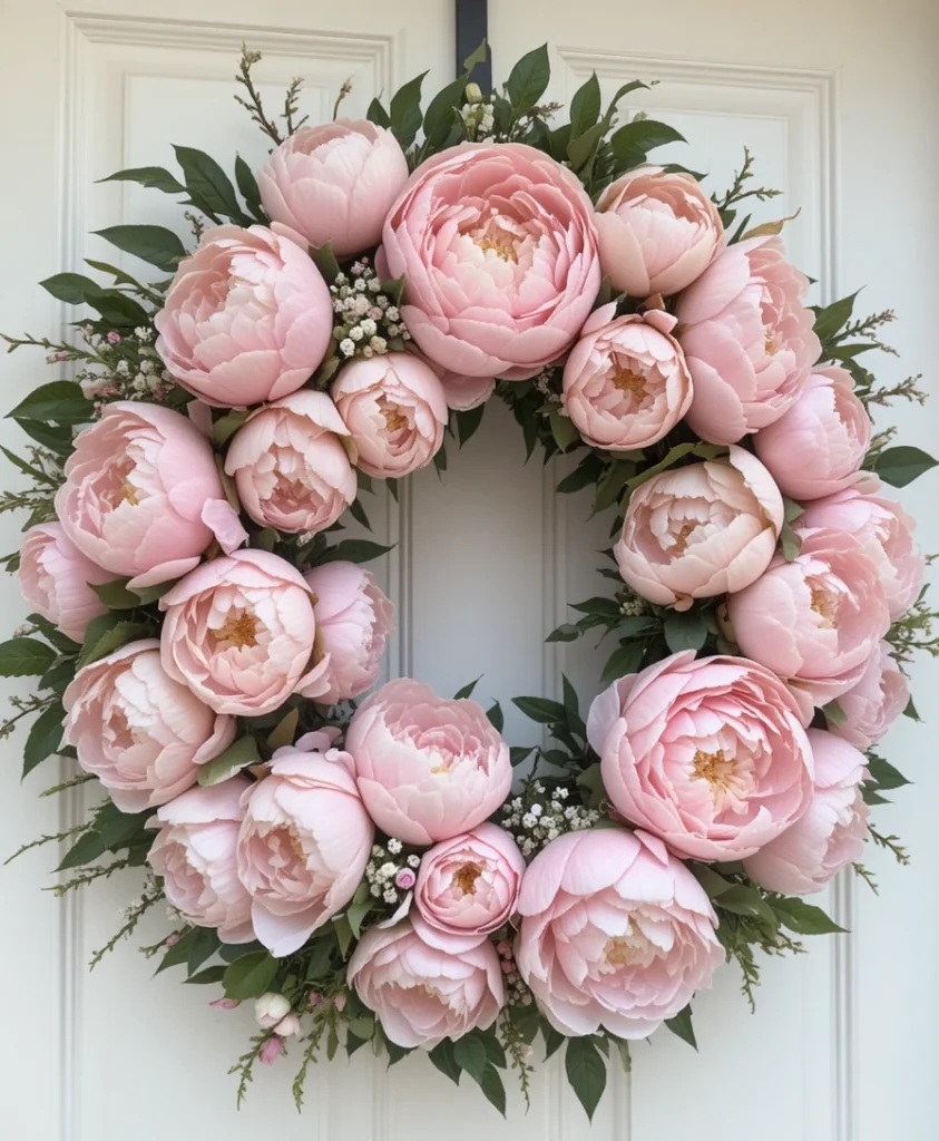 Spring Wreath Front Door