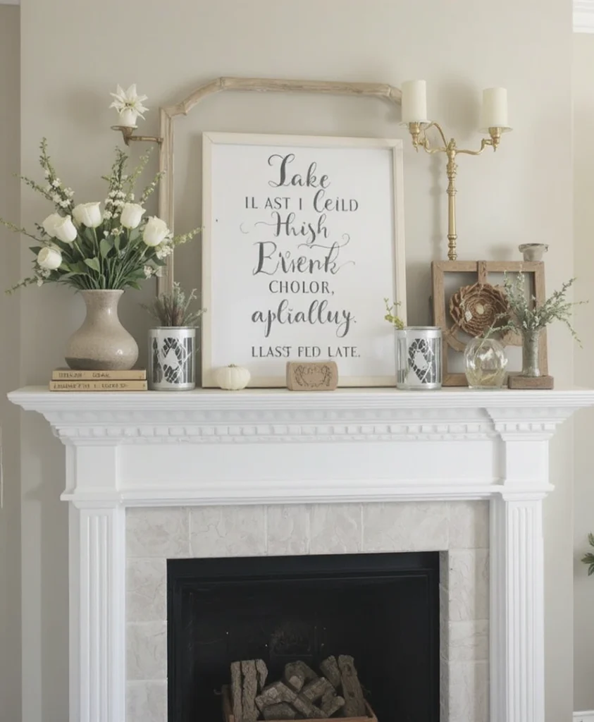 Spring Mantle Decorating Ideas 