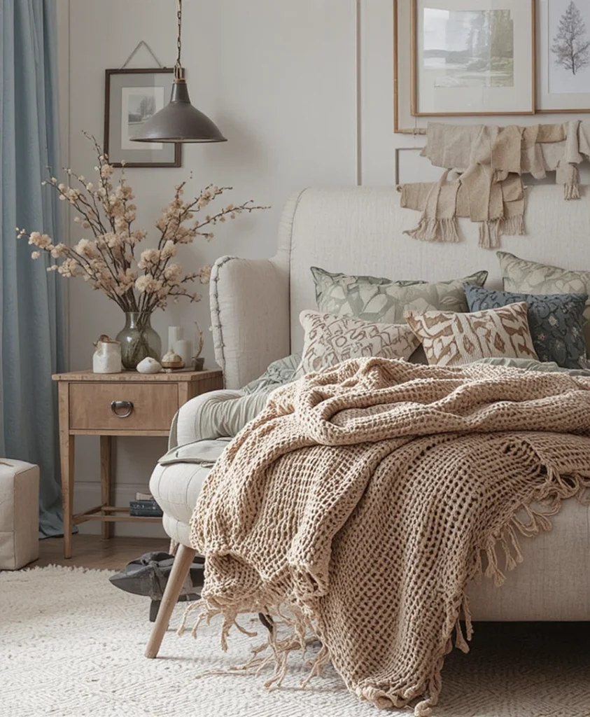 Earthy Cozy Bedroom