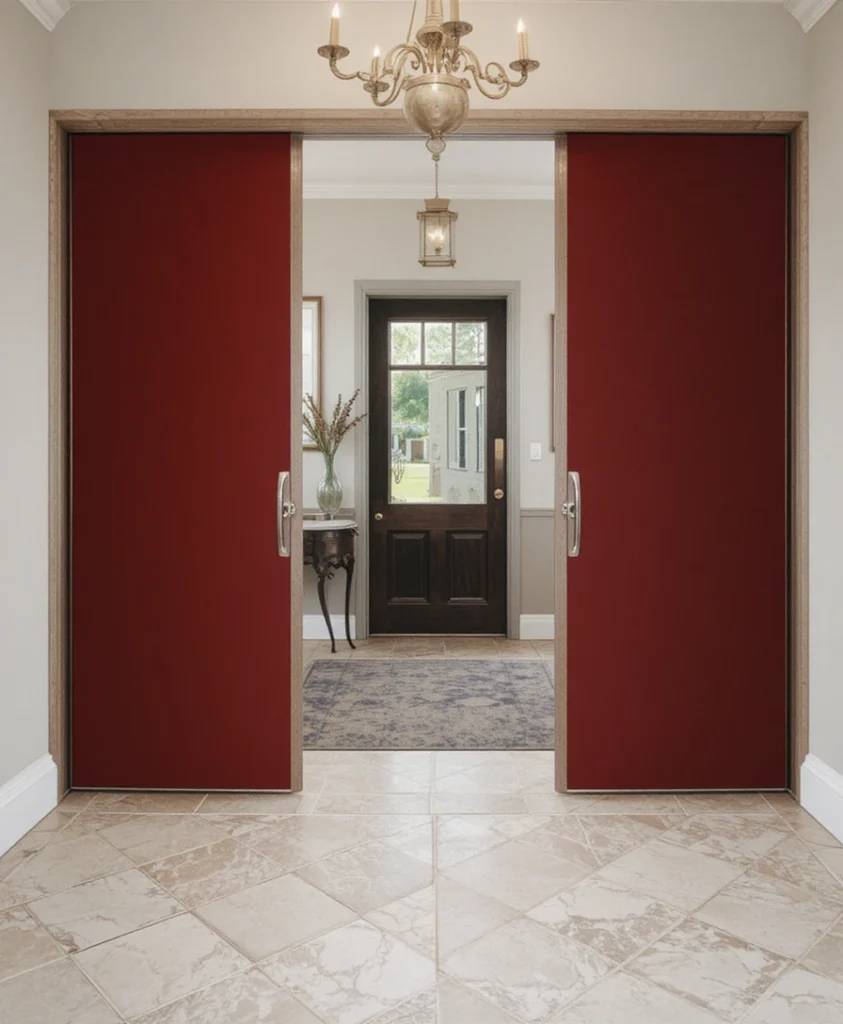 Red Entry Divider