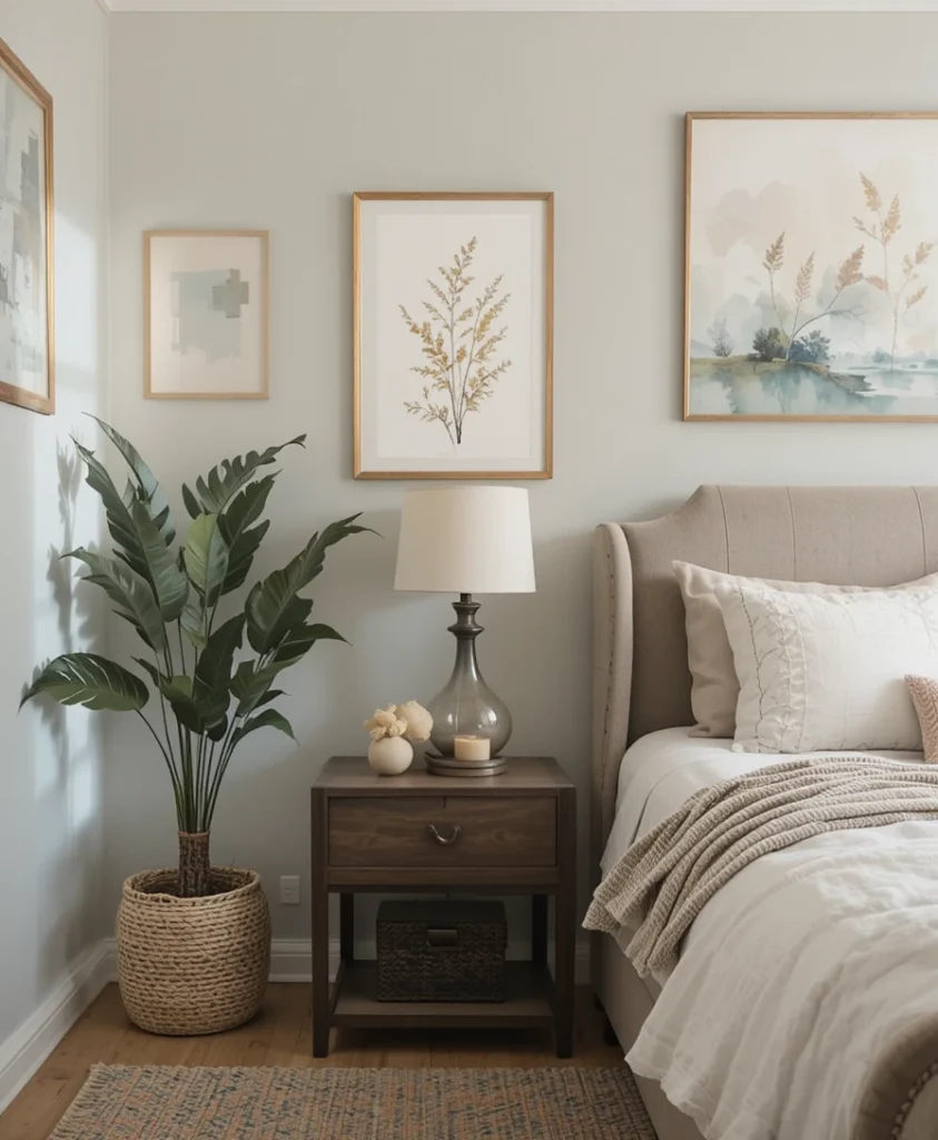 Earthy Cozy Bedroom