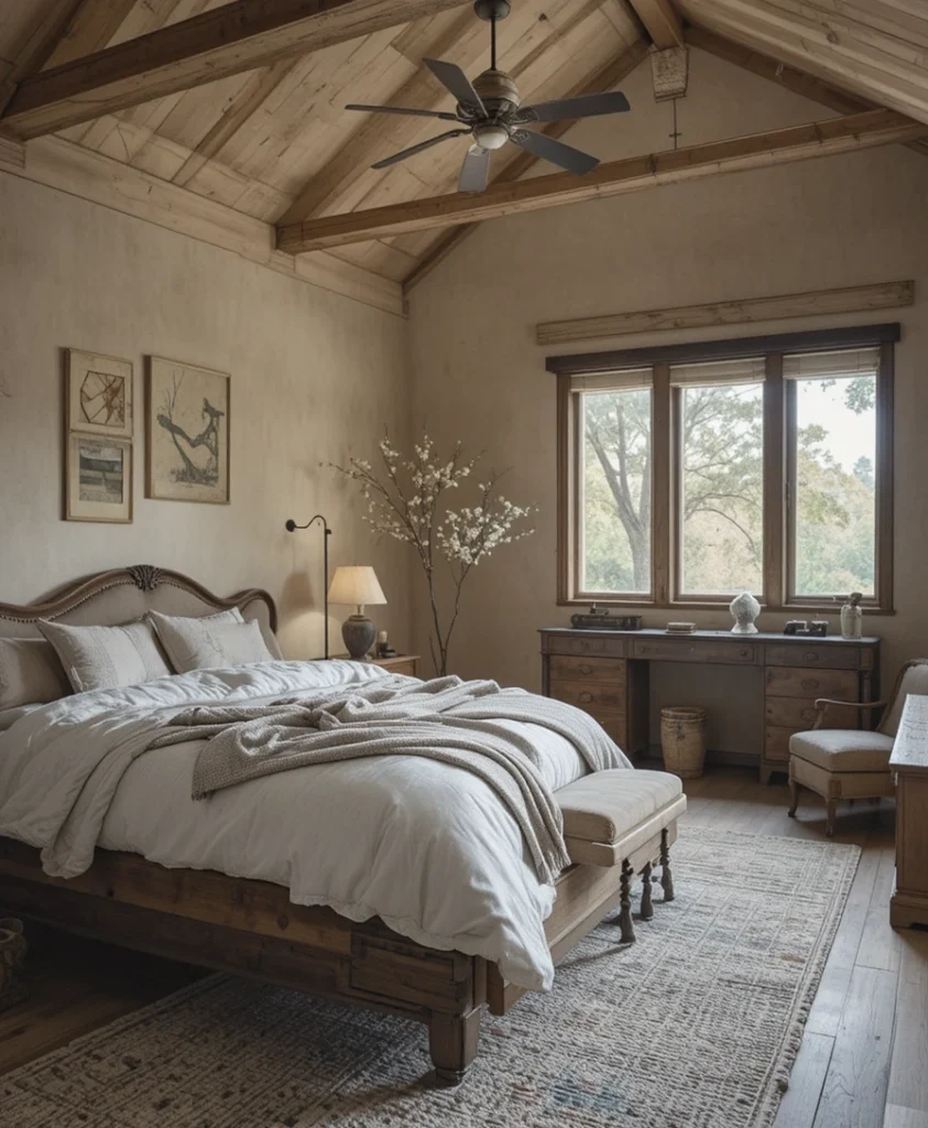 Earthy Cozy Bedroom