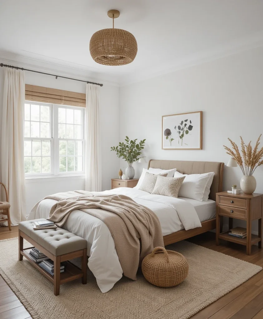 Earthy Cozy Bedroom