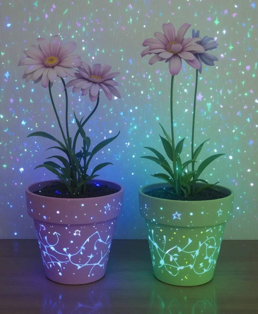 Painted Flower Pots