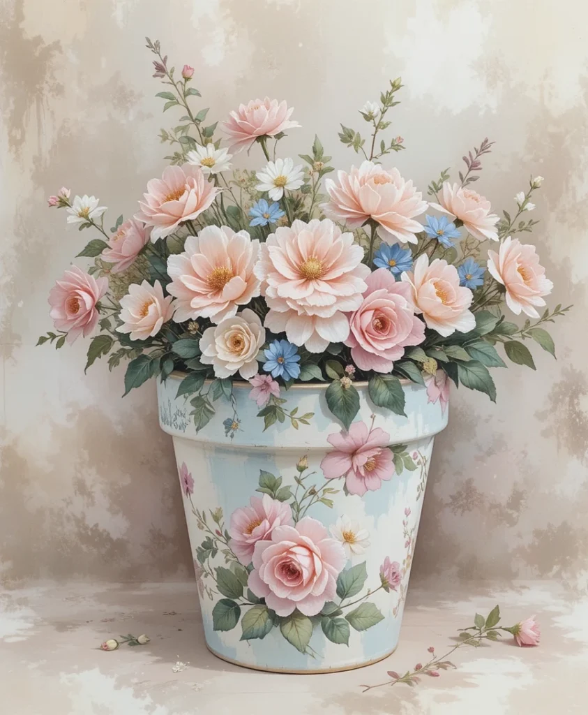 Painted Flower Pots