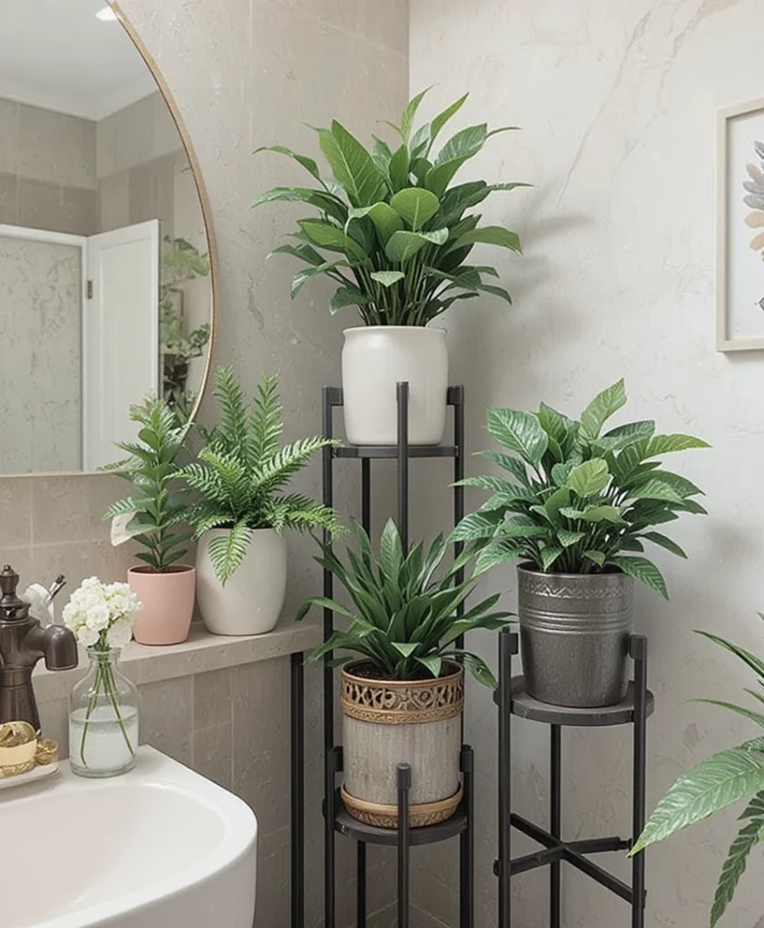 Bathroom Plant Decor
